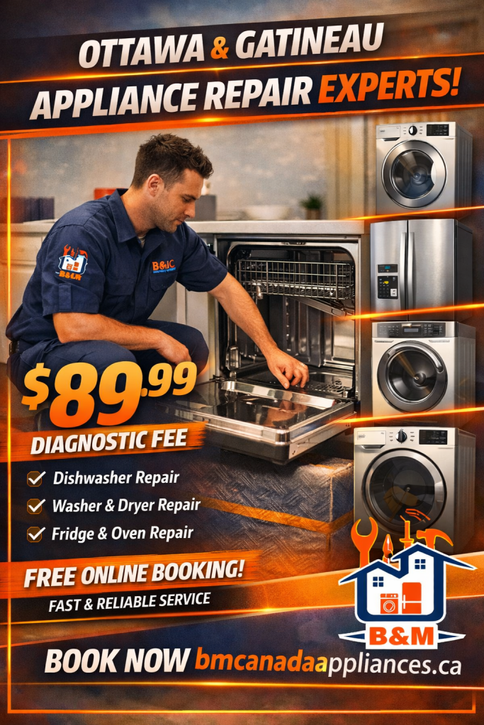 Ottawa Dishwasher Repair Service